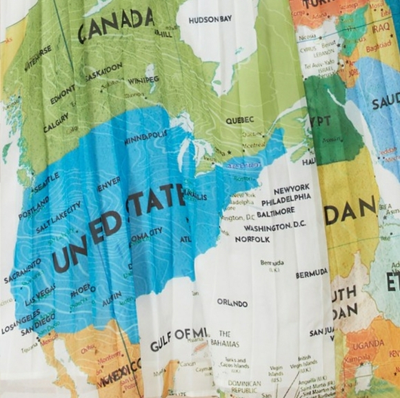 SELLING FAST‼️World Map Print Maxi Dress - Picture 16 of 16